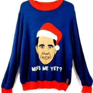 COPY - TIPSY ELVES WOMENS OBAMA Democrat Sweater